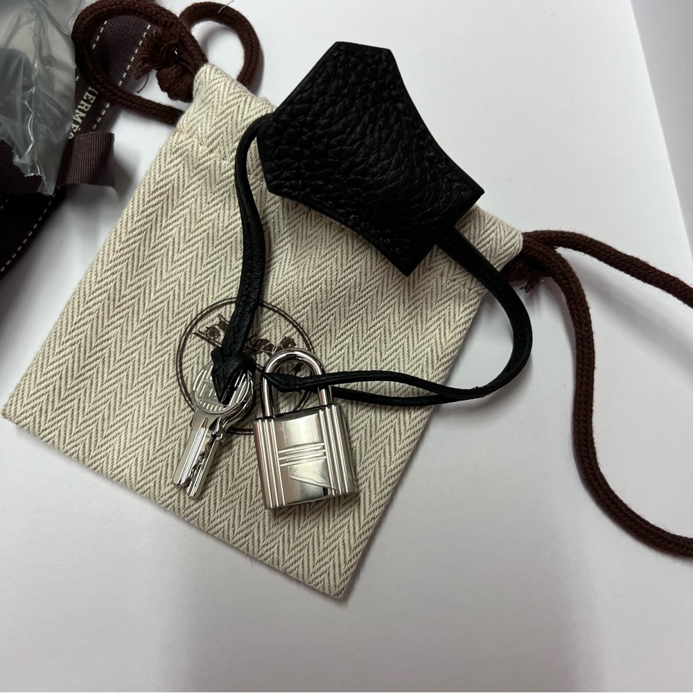 Hermes Kelly 32 Togo black and silver hardware - Picture 3 of 5